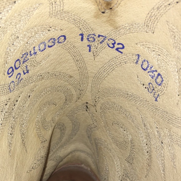 Host Pick! New Vintage Dan Post Black Cherry Lizard Western Boots - Picture 4 of 5